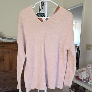 J. Jill Reversible Hooded Sweatshirt  Oversized